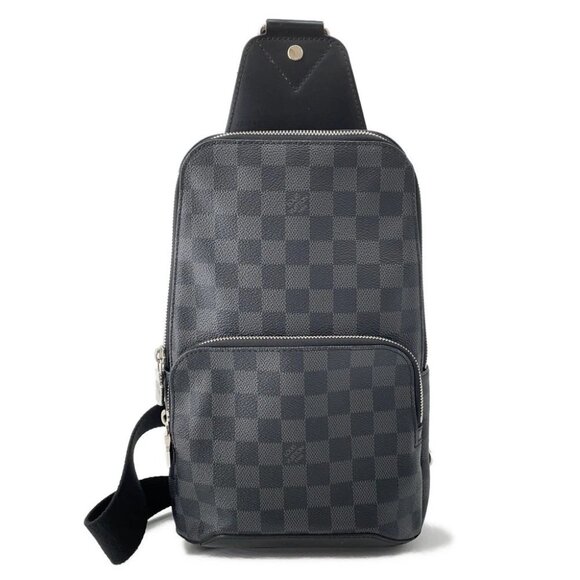 LOUIS VUITTON Avenue Sling Bag Damier Graphite Noir - Picture 1 of 16